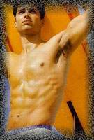 Oh yeah - like he's gonna go surfin with his chinos on.